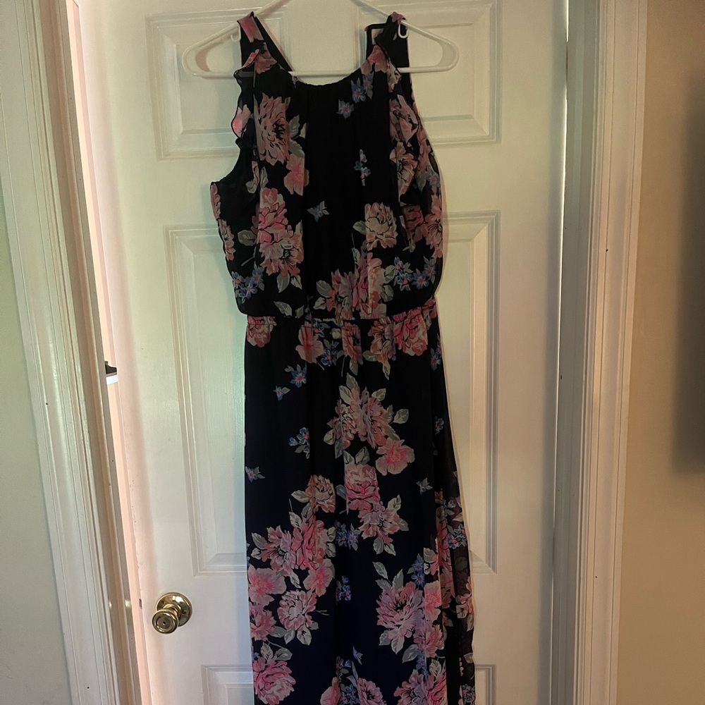 Old Navy Pink Halter Maxi Dress